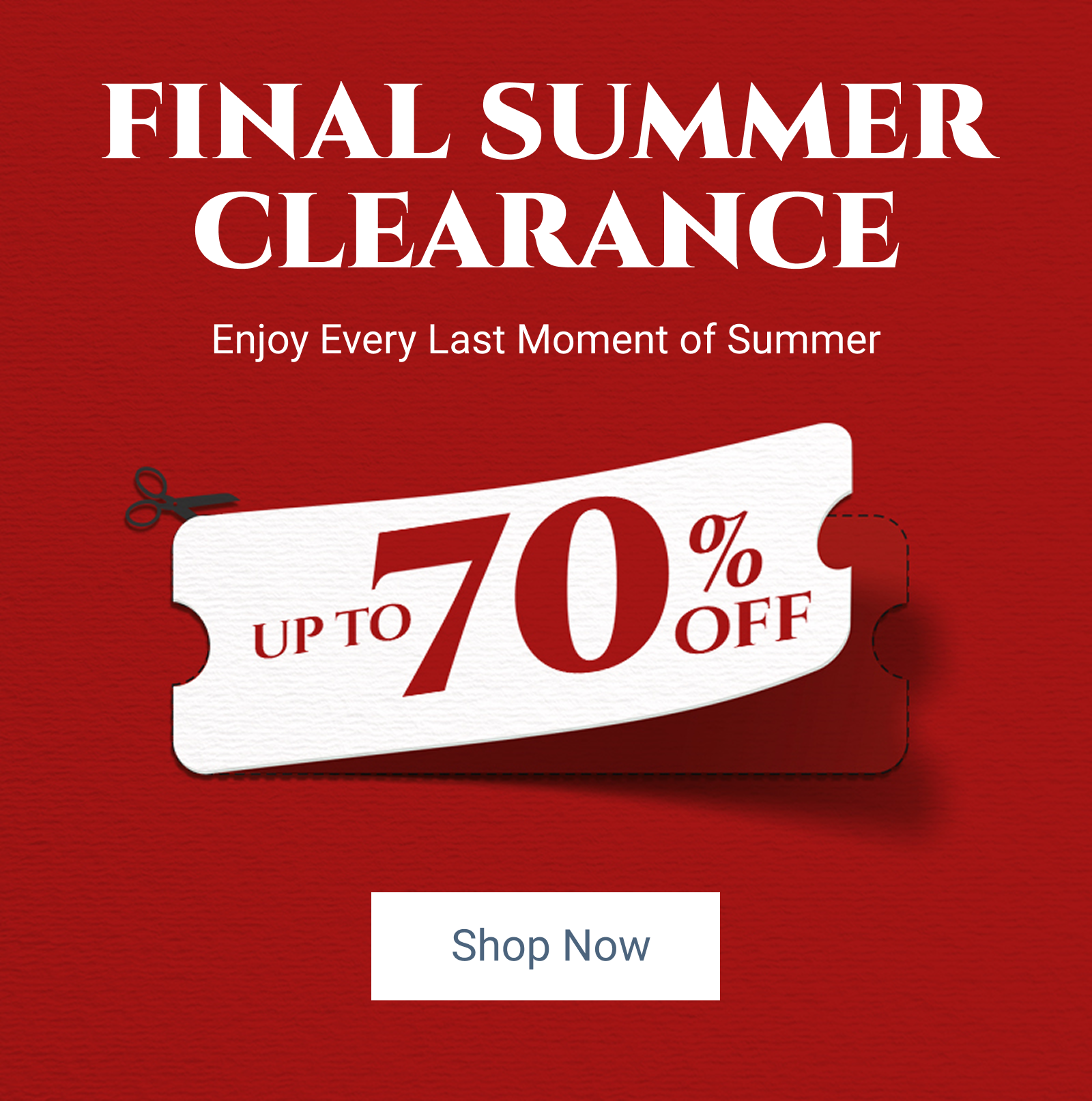 Final Summer Clearance