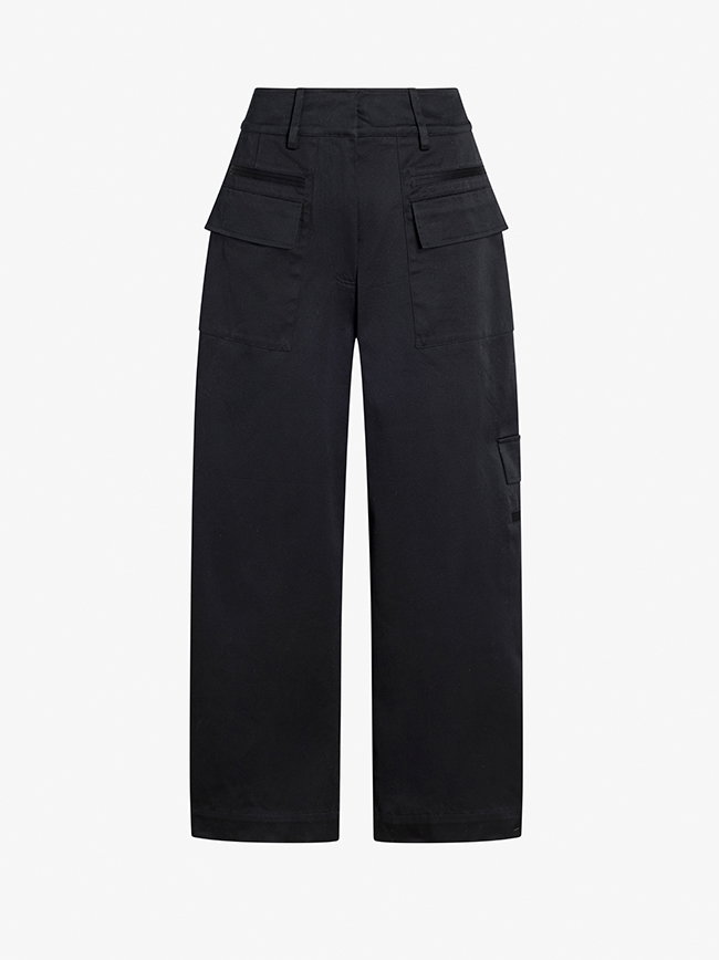 Talla Pant in Cotton Twill in Midnight