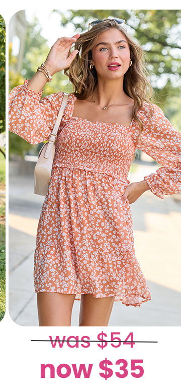 gloria floral dress