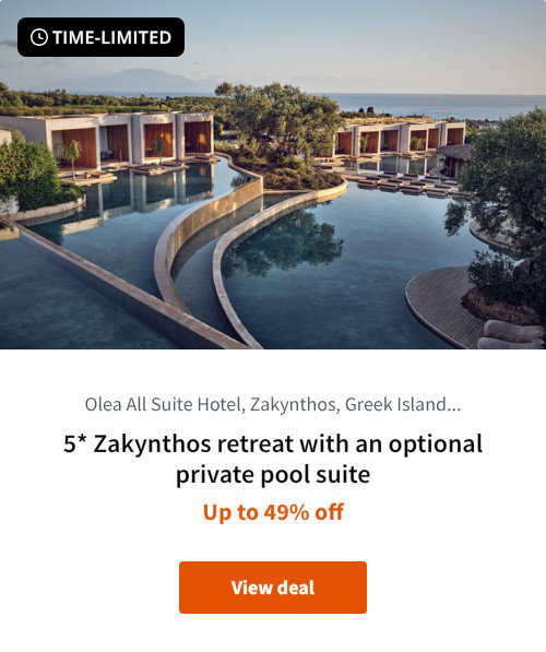 5* Zakynthos retreat with an optional private pool suite