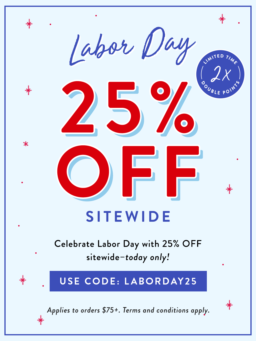 Labor Day Sale