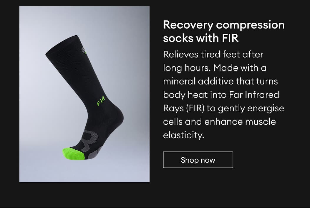 Recovery compression top with FIR | Shop now 