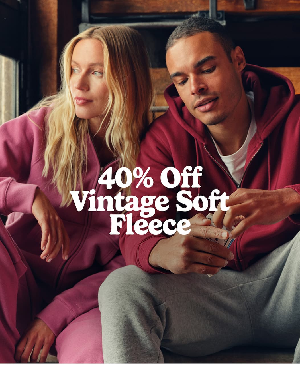 40% Off Vintage Soft Fleece