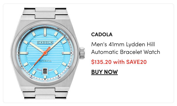 CD-1056-88  Cadola Men's 41mm Lydden Hill Automatic Bracelet Watch  $135.20 with SAVE20