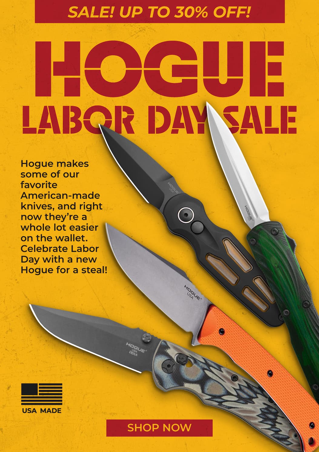 Hogue Labor Day Sale