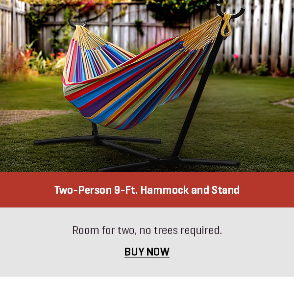 Two-Person 9-Ft. Hammock and Stand