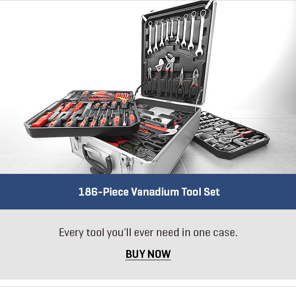186-Piece Vanadium Tool Set by Sharper Image