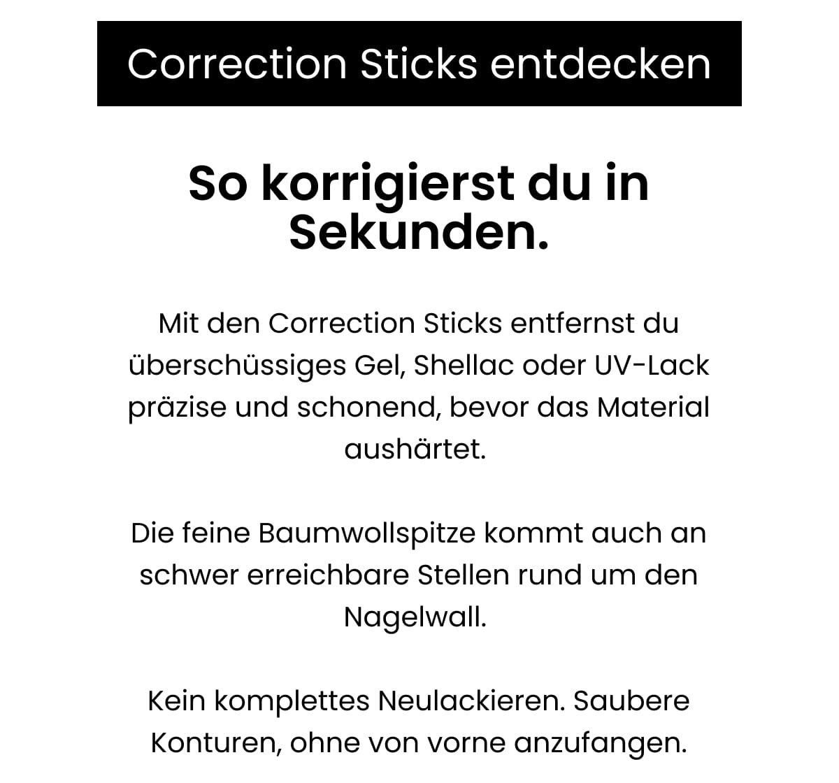 So korrigierst du in Sekunden.