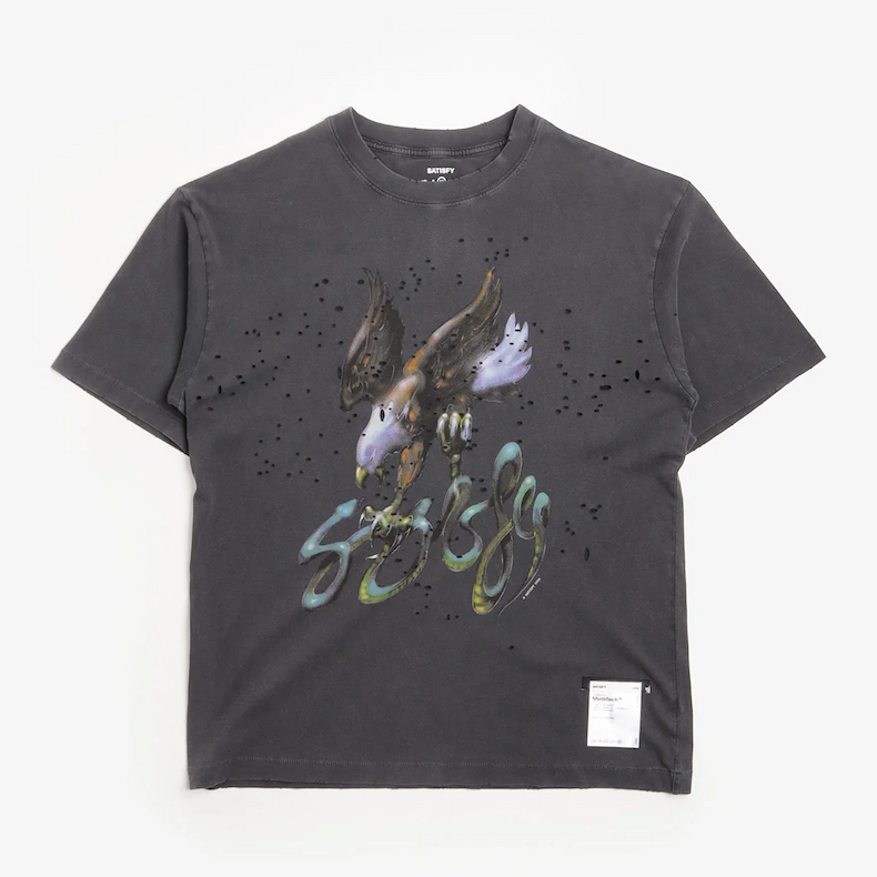 Satisfy Mothtech Airbrush Eagle T-Shirt at Urban Industry Store 