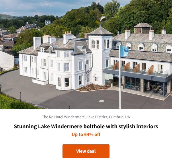 Stunning Lake Windermere bolthole with stylish interiors