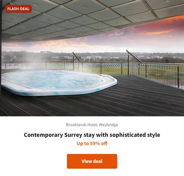 Contemporary Surrey stay with sophisticated style