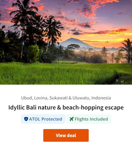 Idyllic Bali nature &amp; beach-hopping escape