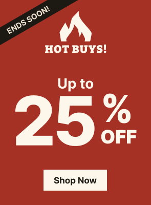 Hot Buys Ends Tomorrow! Save 25%!