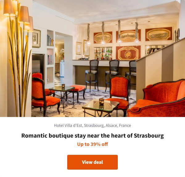 Romantic boutique stay near the heart of Strasbourg