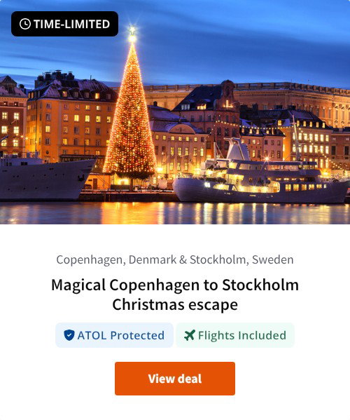 Magical Copenhagen to Stockholm Christmas escape
