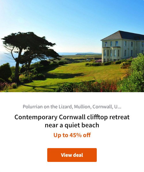 Contemporary Cornwall clifftop retreat near a quiet beach