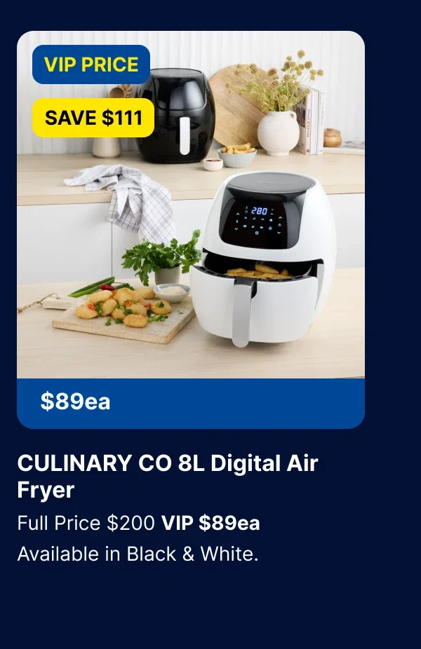 CULINARY CO 8L Digital Air Fryer