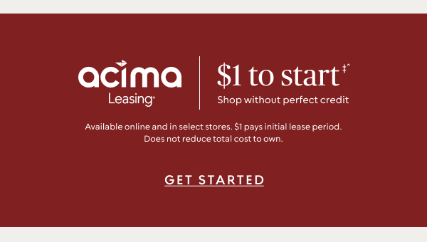 Acima Leasing: $1 to Start