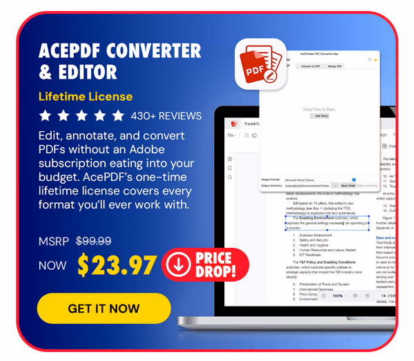 AcePDF Converter & Editor: Lifetime License
