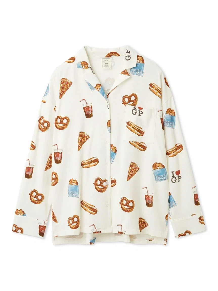 Image of NY Food Printed Shirt