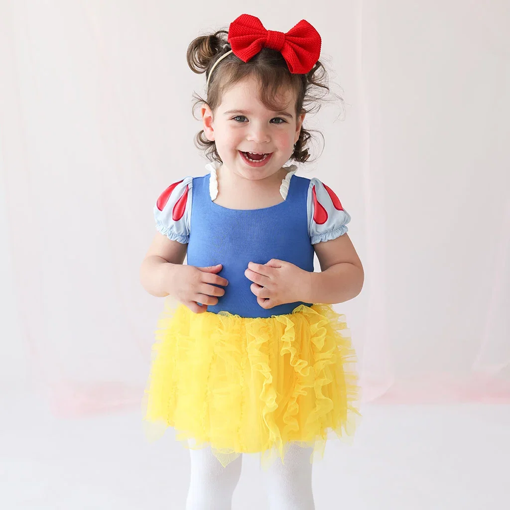Image of Disney Snow White Tulle Bodysuit Dress