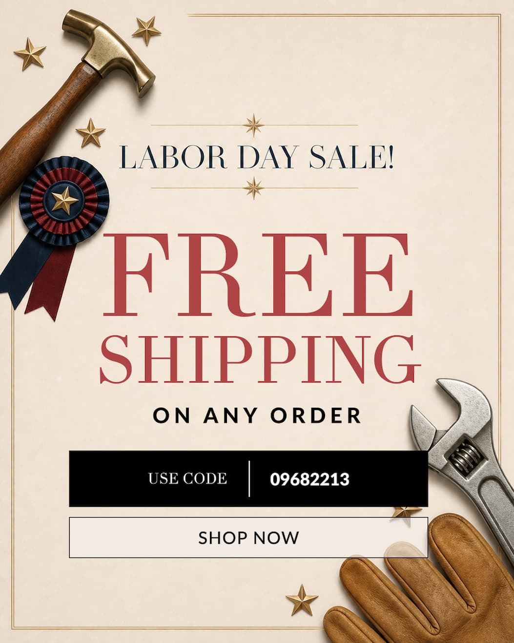 LABOR DAY SALE | FREE shipping on any order