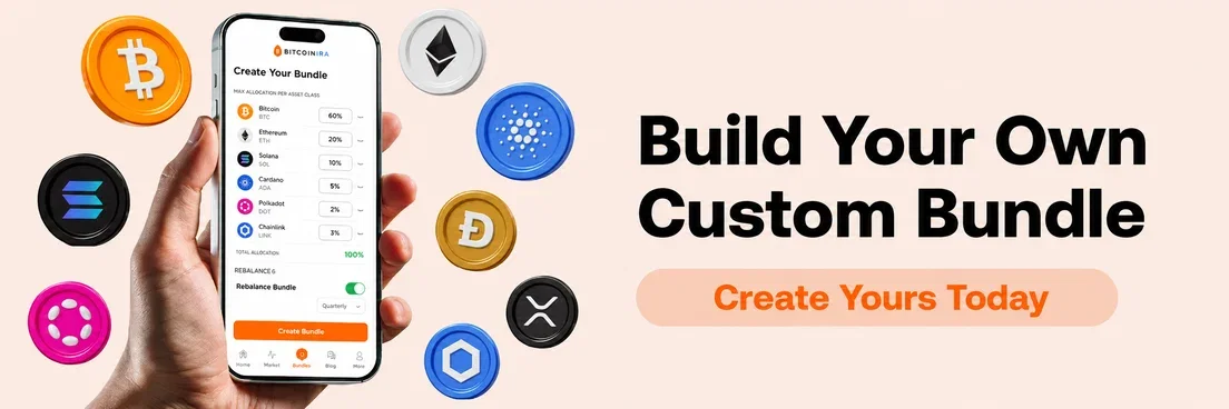 Build your own custom BitcoinIRA crypto bundle