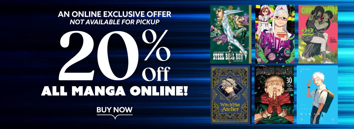Save 20% Off ALL Manga Online