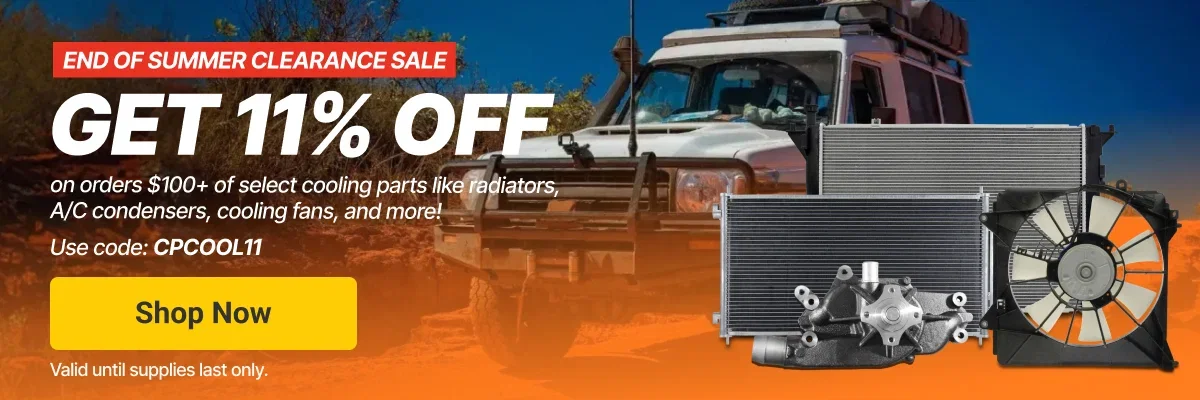 Get 11% off orders $100 of select cooling parts