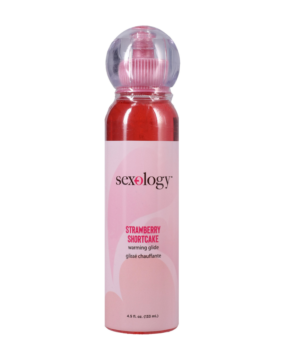 Warming Strawberry Shortcake Flavored Glide 4.5 oz. - Sexology