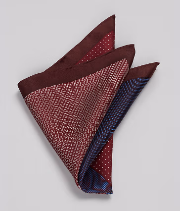 Neat Quartered Pocket Square