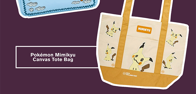 Pokemon Mimikyu Canvas Tote Bag