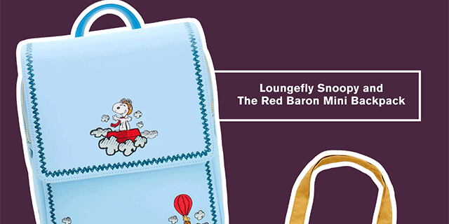 Loungefly Snoopy and The Red Baron Mini Backpack