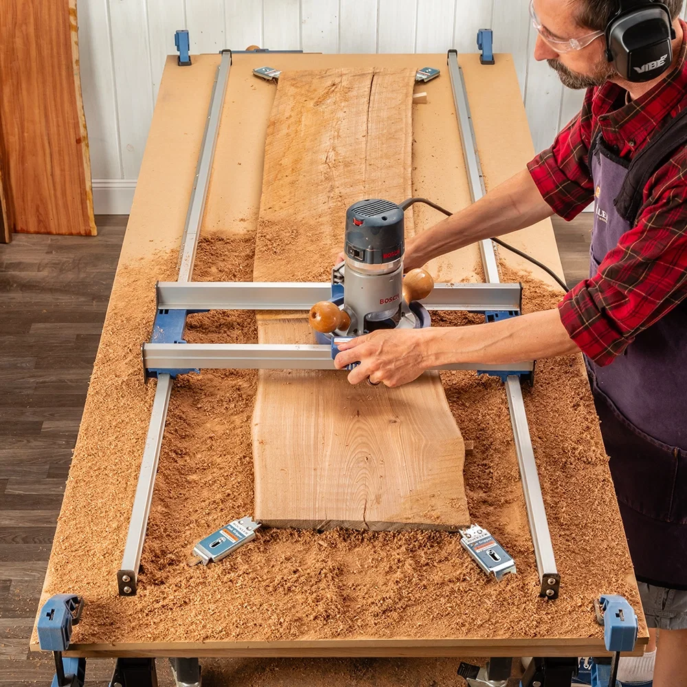 Rockler Side Rail Extension Kit for Benchtop Board Flattening Jig