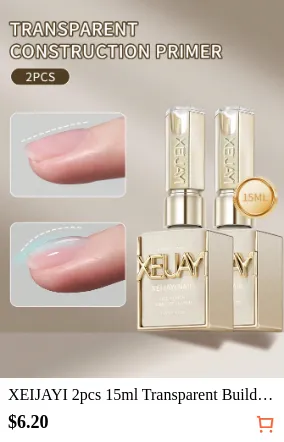 XEIJAYI 2pcs 15ml Transparent...
