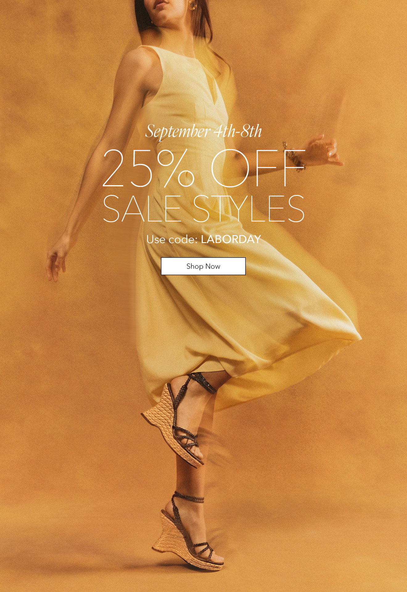 September 4th-8th | 25% Off Sale Styles | Use Code: LABORDAY | Shop Now 