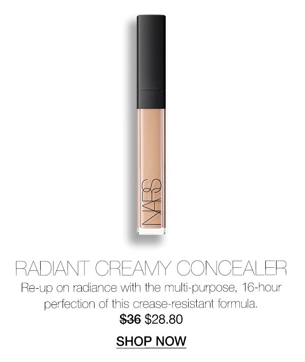 Slot 5: Re-up on radiance with Radiant Creamy Concealer’s multi-purpose, 16-hour perfection. $28.80 $36