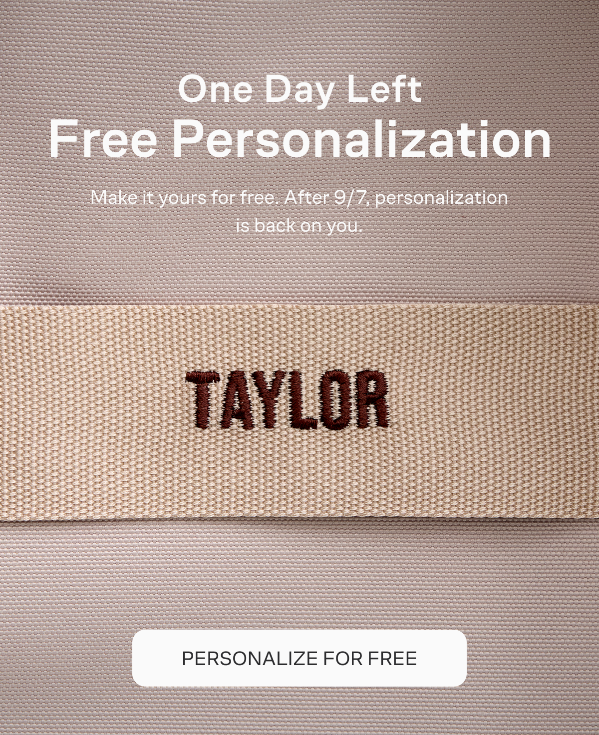 Personalize For Free - Shop Personalization