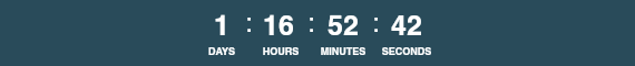72 Hour Countdown Timer