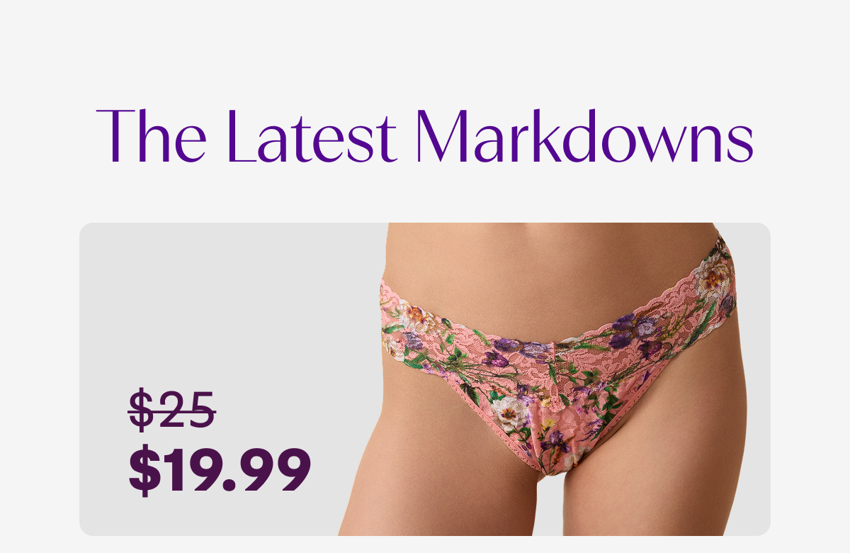 The Latest Markdowns