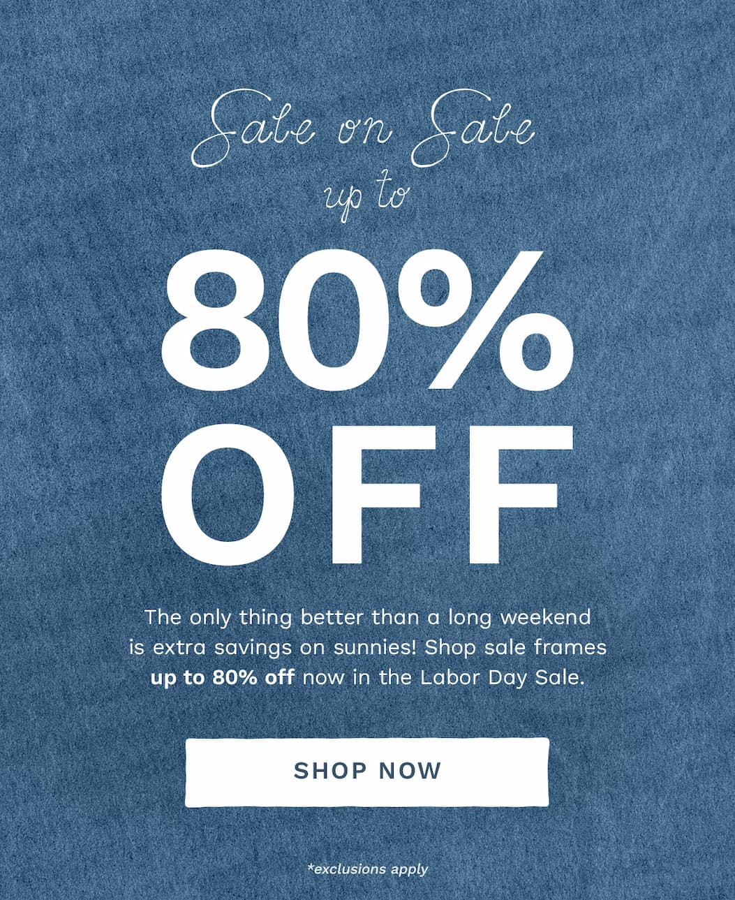 Sale on Sale