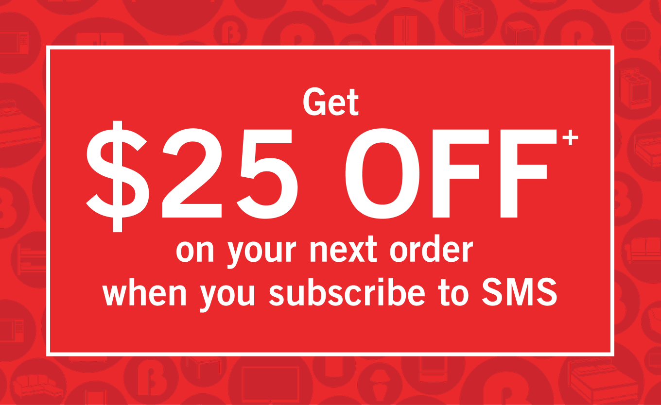 $25 OFF Offer for Signing up for The Brick's Text Newsletter