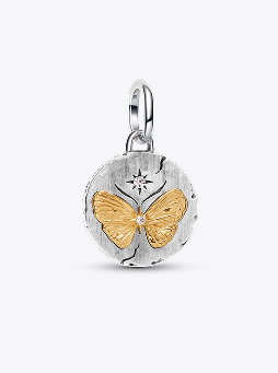 Butterfly Medallion Charm
