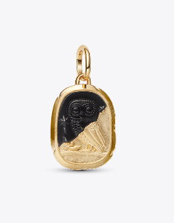 Owl Medallion Charm