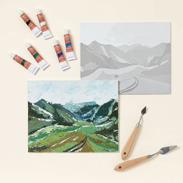 Peaceful Palette Knife Paint by Shadows Kit