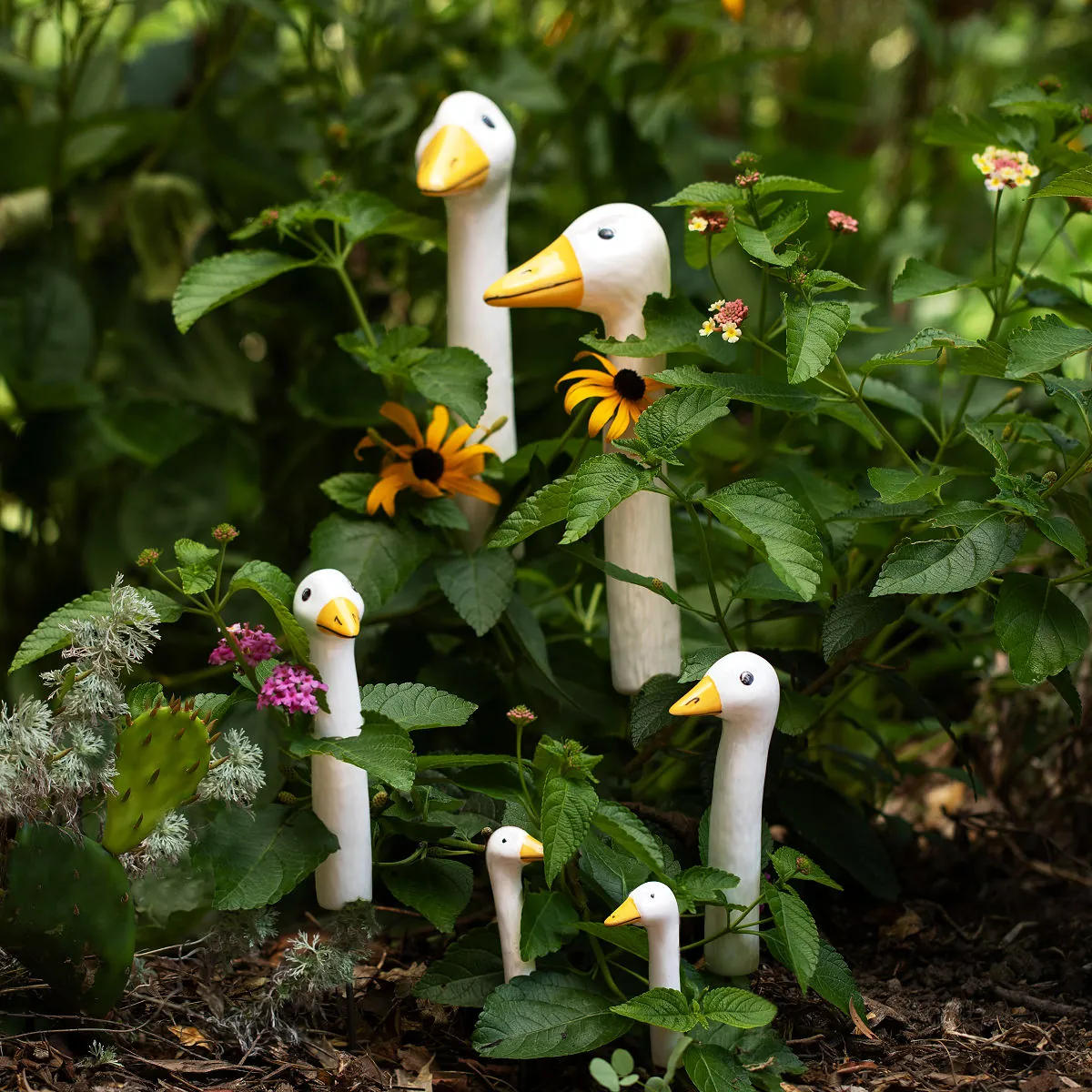 Garden Goose Plant Stakes