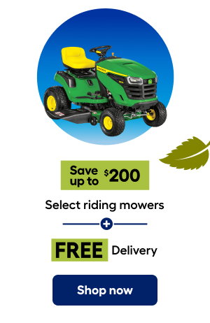 Save up to $200 Select riding mowers + FREE Delivery. Shop now 
