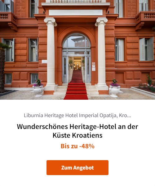 Wunderschönes Heritage-Hotel an der Küste Kroatiens