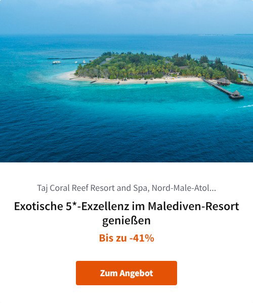Exotische 5*-Exzellenz im Malediven-Resort genießen