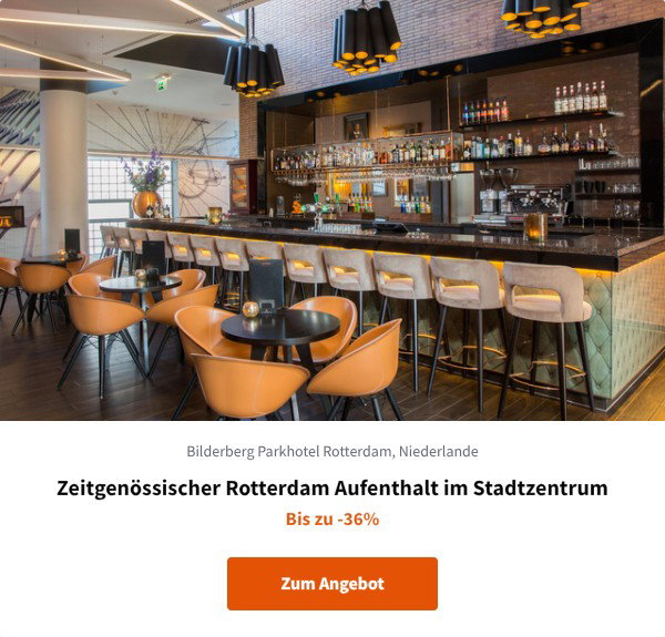 Zeitgenössischer Rotterdam Aufenthalt im Stadtzentrum